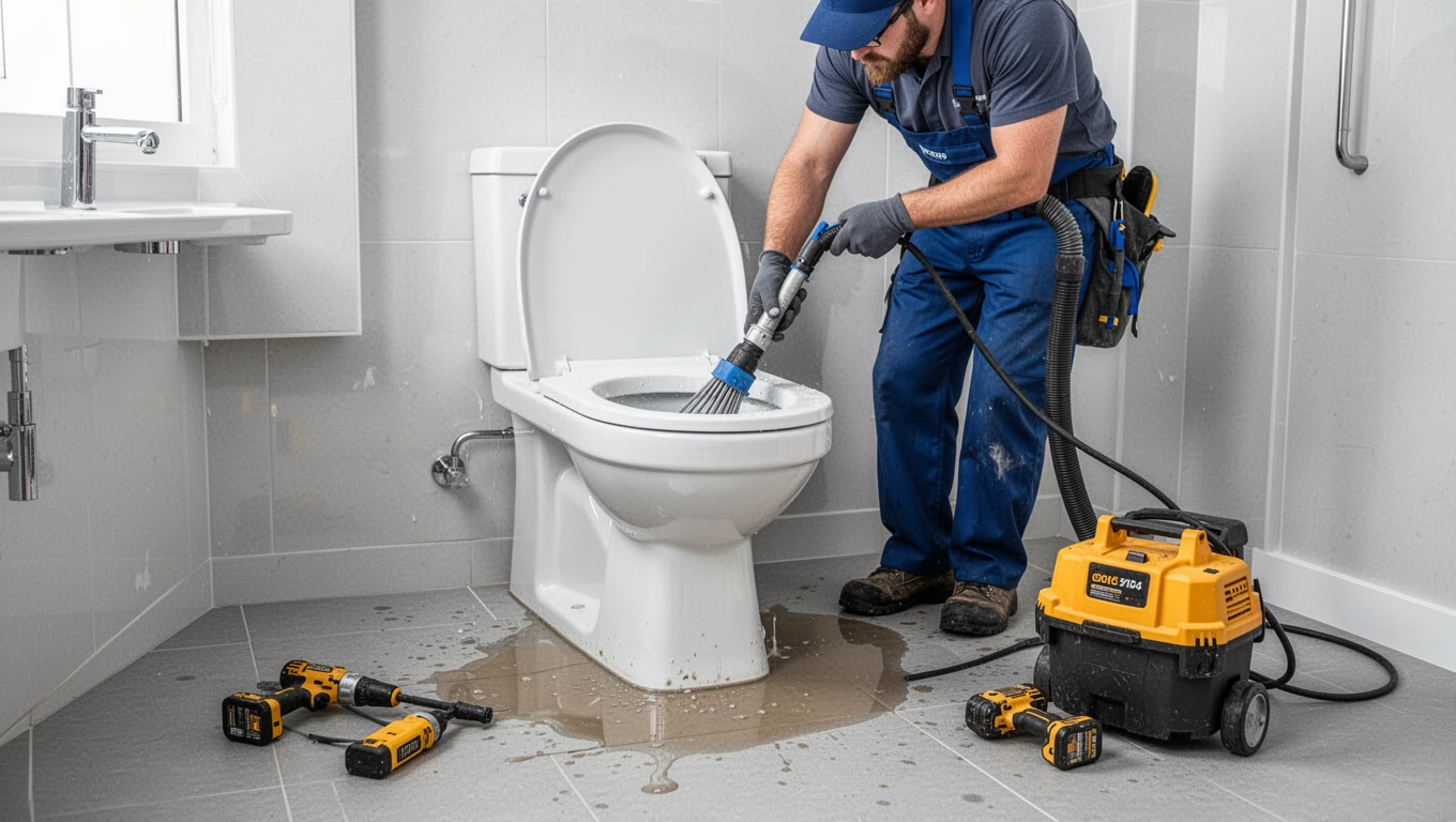 Toilet Overflow Cleanup