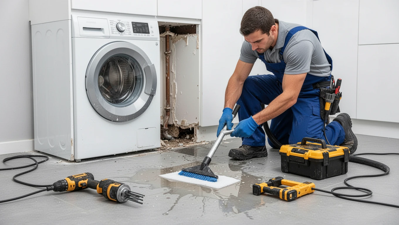 Appliance Leak Cleanup