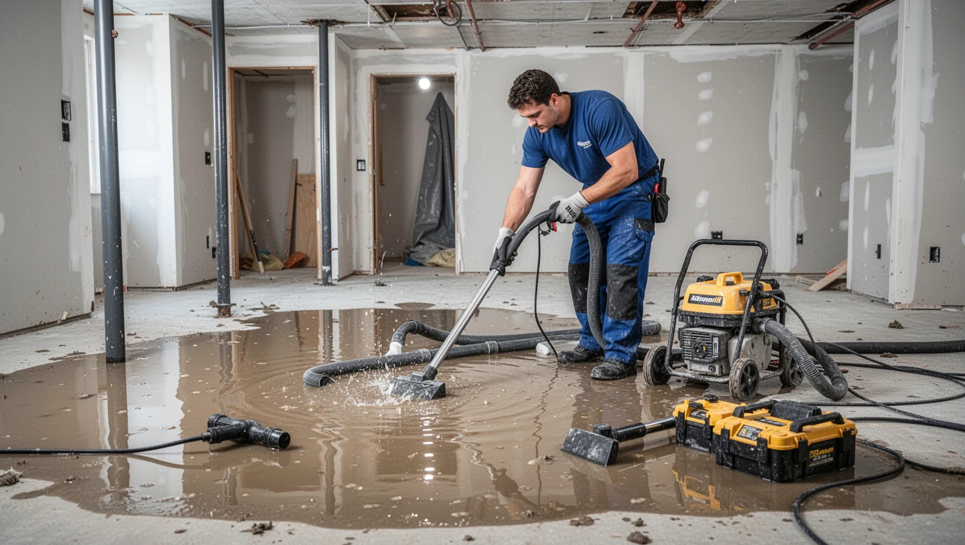 Flooded Basement Cleanup